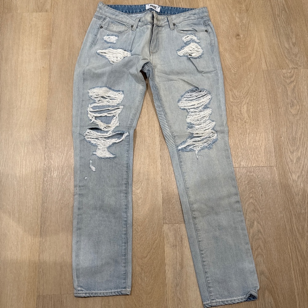 Paige ripped jeans size 28